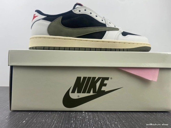 WMNS Scott x Air OG 1 Travis Olive Low DZ4137-106 Jordan 0806